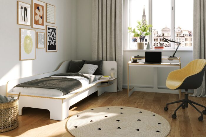 Bett Plane Einzelbett von Müller Möbelwerkstätten