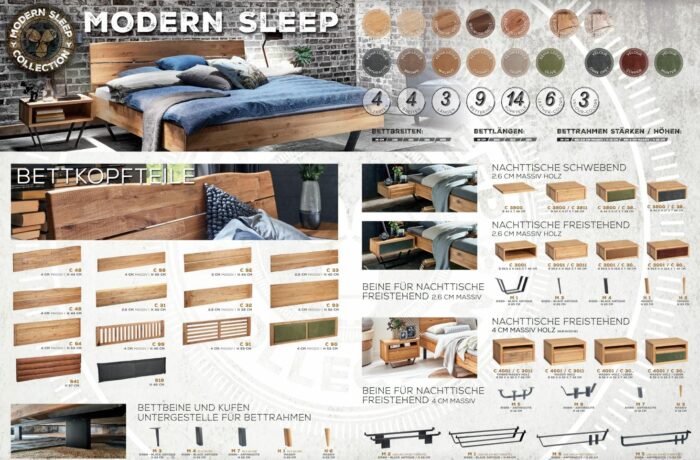 Bett Modern Sleep mit Kufen von Tjornbo – Bild 10