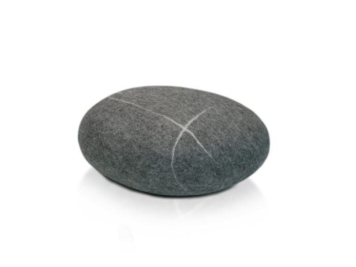 Filzkissen stONE collection No. 8 Granite Gray von fivetimesone – Bild 3