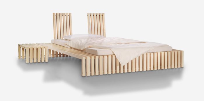 Designbett Dito von Nacht-Leben