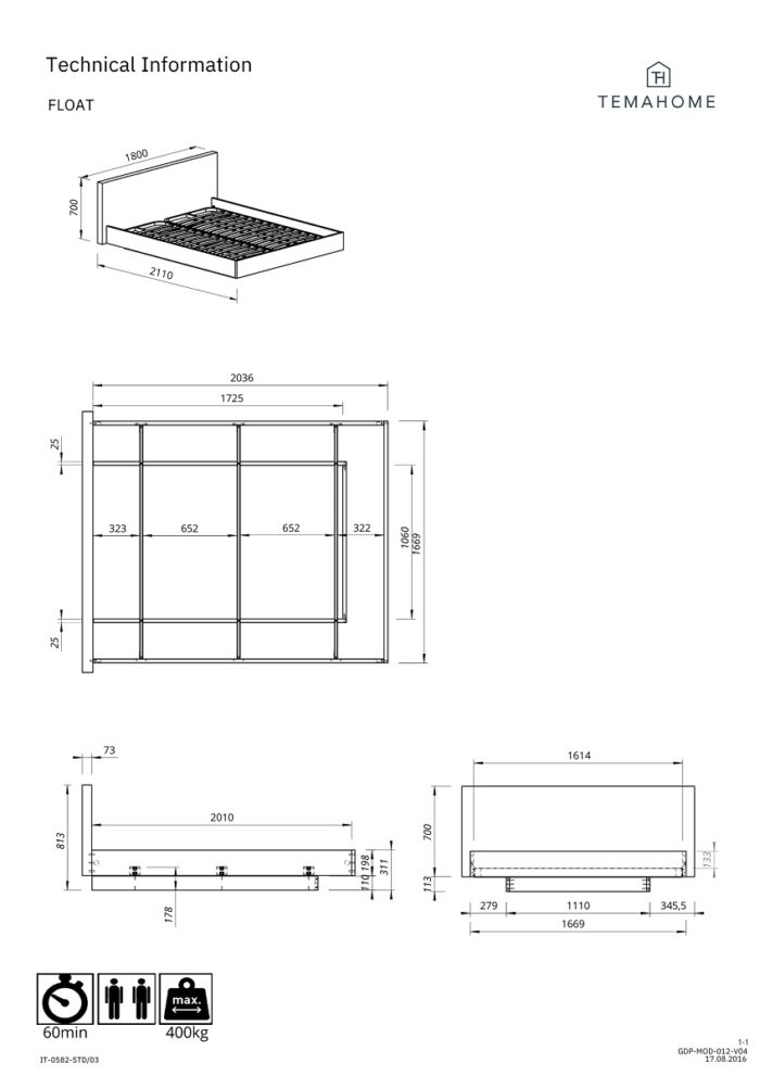 Bett Float von TemaHome – Bild 8