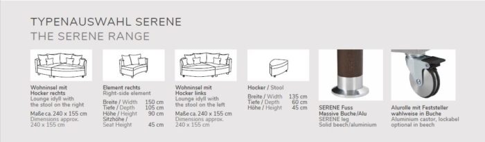 Natur Sofa Serene von Wolkenweich – Bild 6