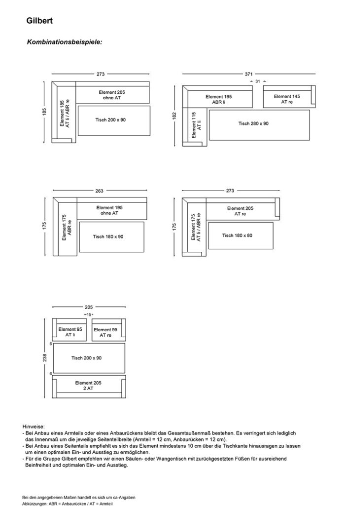 Polsterbank-System Gilbert von Signet – Bild 5