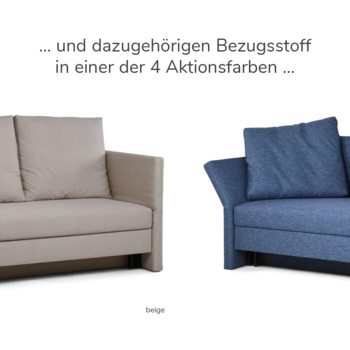 % Aktionsangebot Schlafsofa Cala, Cassino oder Cento von Wolkenweich – Bild 3