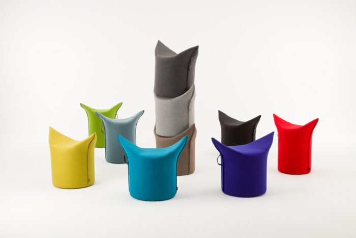 Hocker Zipfel Edition Wollfilz von Werther – Bild 2