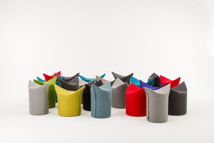 Hocker Zipfel Edition Wollfilz von Werther
