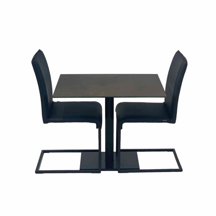 % Angebot Tisch Bistro und 2er-Set Stuhl Laila von Ronald Schmitt / Sofort lieferbar – Bild 2