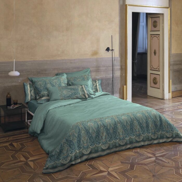 Bettwäsche Sabbioneta V1 Satin grün / Sofort lieferbar – Bild 5