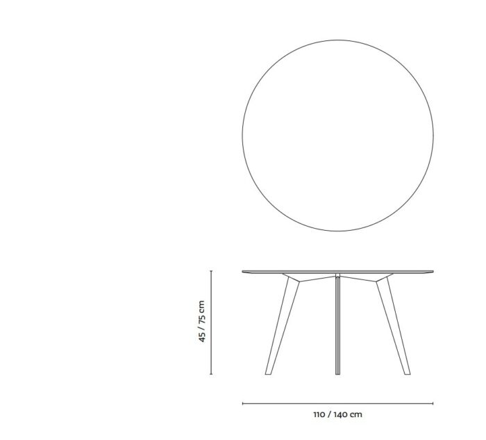 Esstisch Pin rund von insan – Bild 3