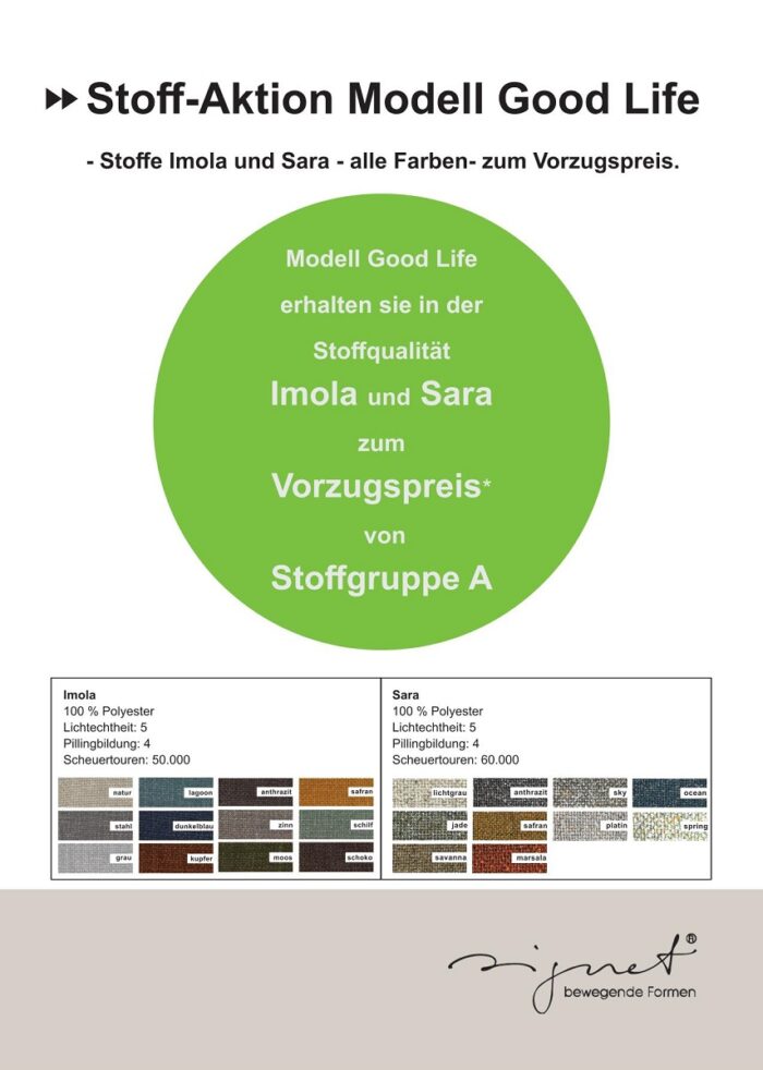 % Stoff-Aktion Modell Good Life von Signet – Bild 2