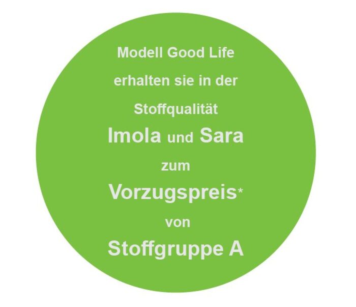 % Stoff-Aktion Modell Good Life von Signet
