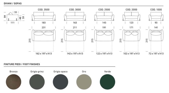 Schlafsofa Smooth von Dienne – Bild 5