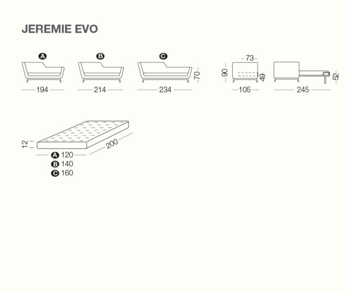 Schlafsofa Jeremie Evo von Milano Bedding – Bild 5