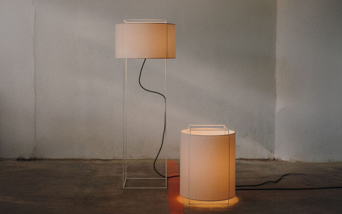 Stehlampe Lewit Pie von luxcambra