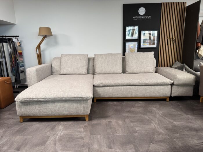 % Angebot Schlafsofa Isla mit Chaiselongue XL von Signet / Ausstellungsstück