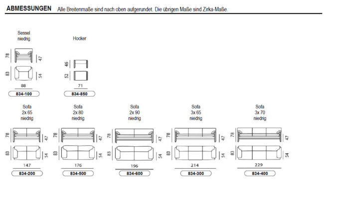 Sofa Bora Bora von leolux – Bild 8