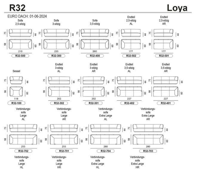 Sofa Loya von leolux – Bild 8