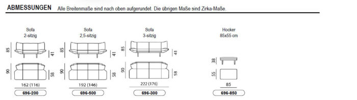 Sofa Devon von leolux – Bild 4